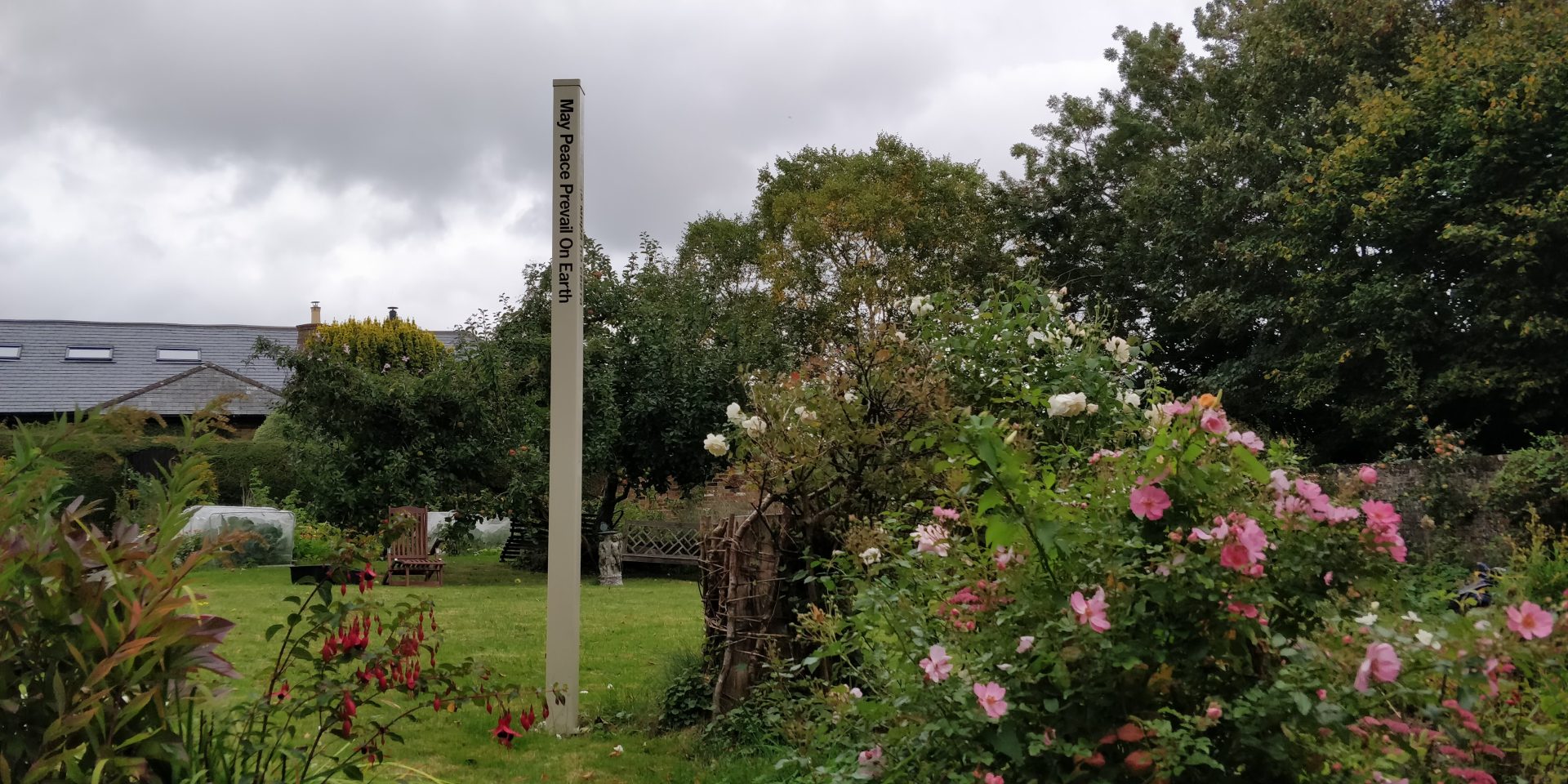 garden sussex peace pole